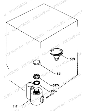 Взрыв-схема посудомоечной машины Castor CMS30 - Схема узла Water softener 066