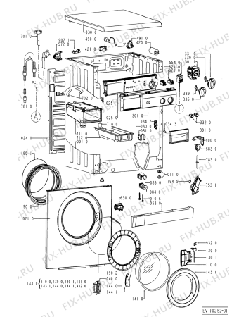 Схема №2 PF 60 с изображением Декоративная панель для стиралки Whirlpool 481245210338