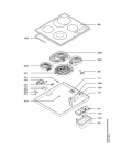 Схема №1 GK6411STCMAC90132910 с изображением Уплотнитель (прокладка) для плиты (духовки) Aeg 8993740099021