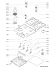 Схема №1 MGC7424AS с изображением Холдер для электропечи Whirlpool 481010463545