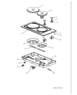 Схема №1 DZ02IXHA (F049785) с изображением Конфорка для плиты (духовки) Indesit C00267195