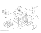 Схема №3 HBA74S421E H.BO.PY.L3D.IN.GLASS.B4/.B.E3_COT/ с изображением Внешняя дверь для электропечи Bosch 00688960