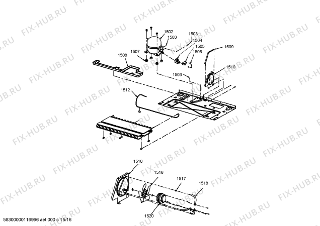 Схема №9 RS495300 с изображением Декоративная планка для холодильника Bosch 00449438