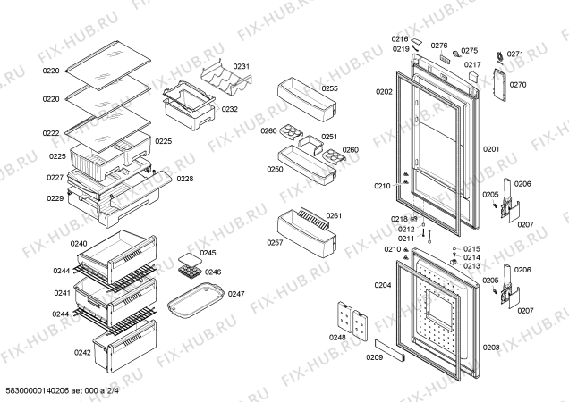 Схема №3 3FCB1620 с изображением Упор для холодильной камеры Bosch 00611573
