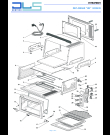 Схема №1 SFORNATUTTO MIDI EO2435 с изображением Панель для плиты (духовки) DELONGHI 5911810751