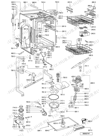 Схема №2 ADG 7964 с изображением Микромодуль для посудомоечной машины Whirlpool 481221838128