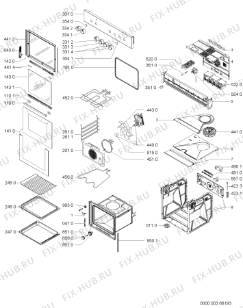 Схема №1 700 947 88 с изображением Микромодуль для духового шкафа Whirlpool 481221458291