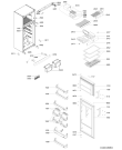 Схема №1 ARC4324 (F090353) с изображением Демпфер для стиральной машины Indesit C00329157