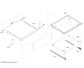 Схема №1 WDC30JP с изображением Передняя часть корпуса для плиты (духовки) Bosch 00741341