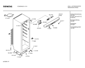 Схема №1 KDW40492 с изображением Уплотнитель двери для холодильника Siemens 00239212