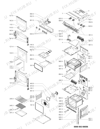 Схема №1 AKL904WH (F091019) с изображением Инструкция по эксплуатации для духового шкафа Indesit C00356844