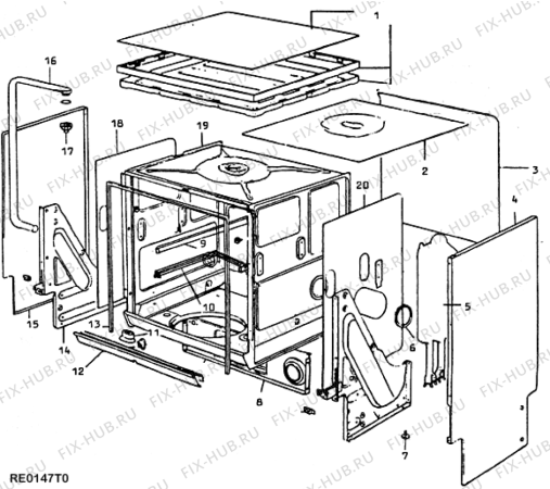 Схема №2 DWV612 (TR53101) с изображением Микрофильтр для посудомоечной машины Indesit C00171117