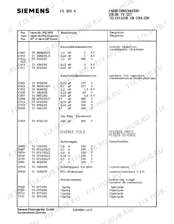 Взрыв-схема телевизора Siemens FS9224 - Схема узла 07