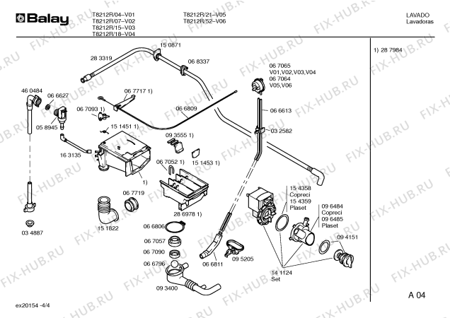 Схема №3 RT9813R Crolls RT9813R с изображением Кабель для стиралки Bosch 00297507