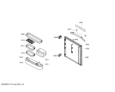 Схема №3 K4316X5 с изображением Корпус для холодильной камеры Bosch 00497844