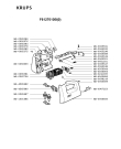 Схема №2 F6117036(0) с изображением Часть корпуса для блендера (миксера) Krups MS-0065375
