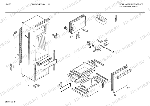 Схема №2 KICDD11FF RG6315D13 с изображением Контейнер для холодильника Bosch 00115715