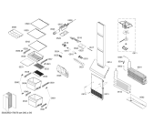 Схема №5 SXSVZFCPS с изображением Поднос для холодильной камеры Bosch 00744514