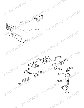 Взрыв-схема холодильника Zanussi ZI6220/9E - Схема узла Electrical equipment