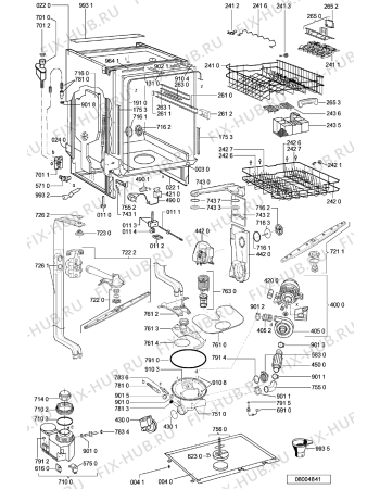 Схема №2 GSIH 6497/1 IN с изображением Обшивка для посудомоечной машины Whirlpool 481245372856