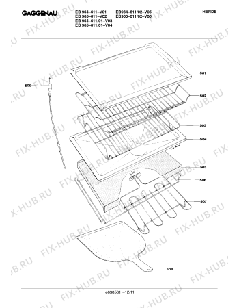 Схема №7 EB882100 с изображением Гайка для плиты (духовки) Bosch 00323343