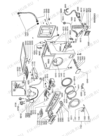 Схема №2 AWG 331/3 с изображением Электропомпа для стиральной машины Whirlpool 481236018458