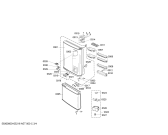 Схема №2 SN629EPNSQ/XEG с изображением Крышка для холодильной камеры Bosch 00497732