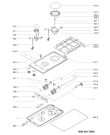 Схема №1 KHDG3020 (F091755) с изображением Шланг для плиты (духовки) Indesit C00332557