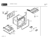 Схема №3 3HP509B с изображением Ящик для плиты (духовки) Bosch 00236789