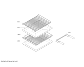 Схема №5 HBC86K763N с изображением Ремкомплект для духового шкафа Bosch 00675908