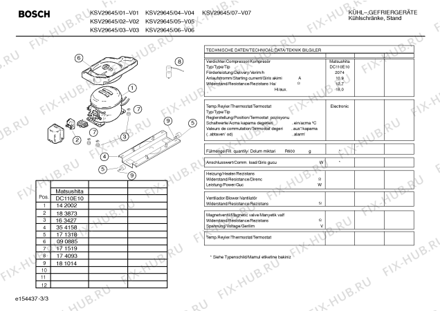 Схема №2 KSV29645 с изображением Дверь для холодильной камеры Bosch 00219616