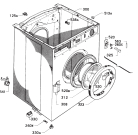 Схема №1 SL551 с изображением Рукоятка для стиралки Zanussi 50099628005