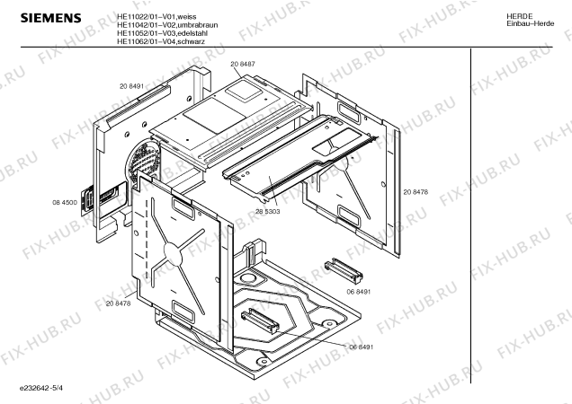 Схема №1 EH710 HE1VWA5 с изображением Панель управления для плиты (духовки) Siemens 00351207