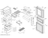 Схема №3 KK22F0011W с изображением Выдвижной ящик для холодильника Siemens 00707791