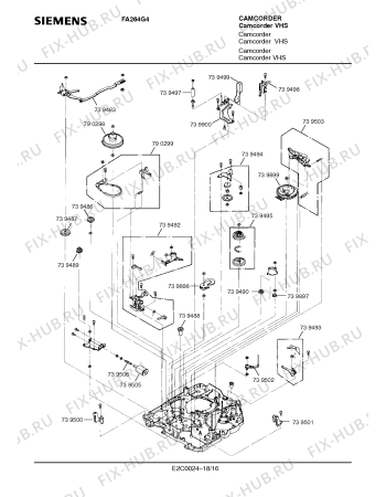 Схема №10 FA244G4 с изображением Транзистор для видеоэлектроники Siemens 00738488