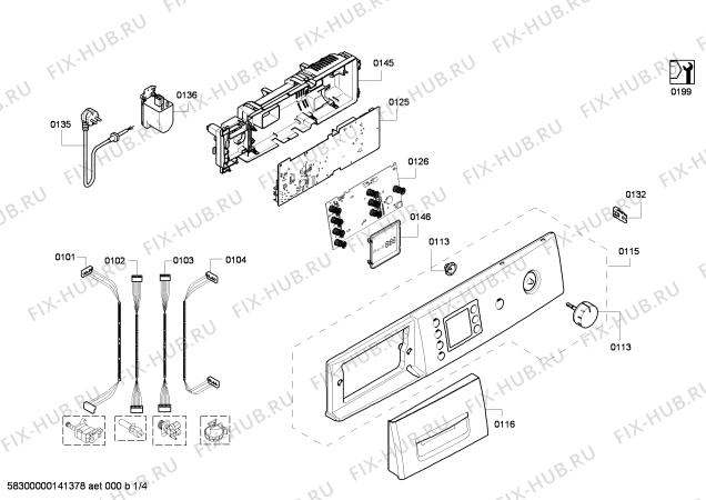 Схема №3 WAE28424IT Bosch EcoMaxx 7 VarioPerfect с изображением Ручка для стиралки Bosch 00648457