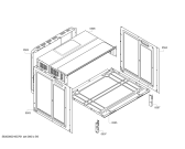 Схема №3 CF430250S с изображением Фронтальное стекло для электропечи Bosch 00711712
