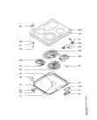 Схема №1 61016VI-A с изображением Горелка для плиты (духовки) Aeg 8996613335505