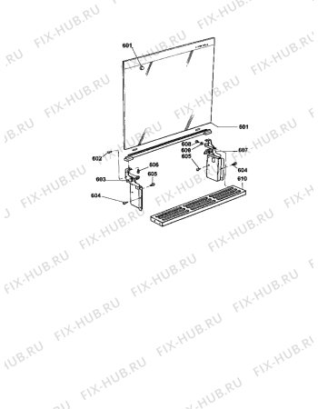 Взрыв-схема плиты (духовки) Indesit KD643GX (F029988) - Схема узла