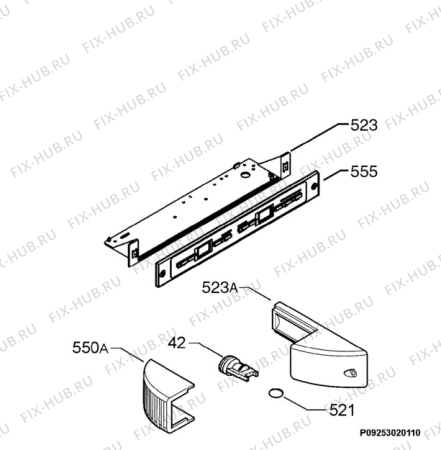 Взрыв-схема холодильника Aeg Electrolux SC91840-5I - Схема узла Diffusor