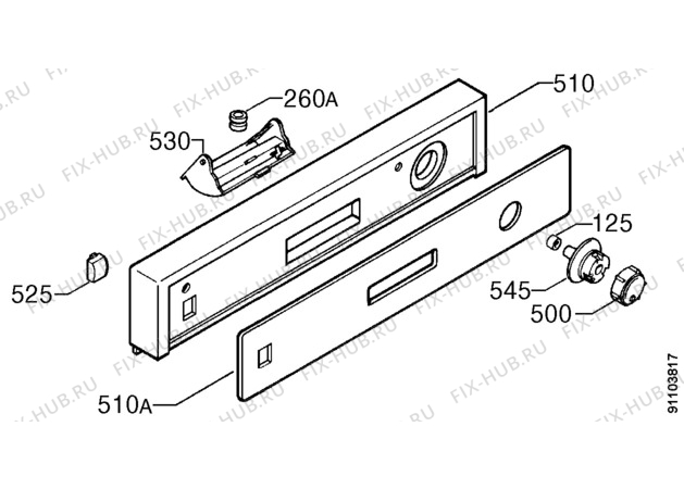 Взрыв-схема посудомоечной машины Zanussi ZDM6714N - Схема узла Decoration