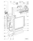 Схема №1 GSF 5244 WS с изображением Панель для посудомойки Whirlpool 481245370553
