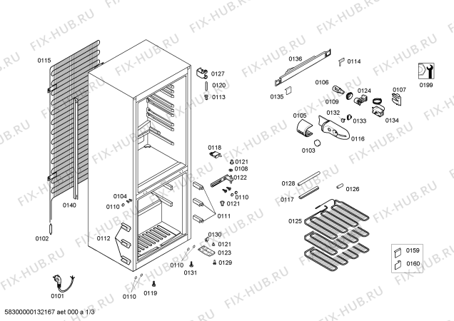 Схема №3 KGV39X27 с изображением Компрессор для холодильника Bosch 00144943
