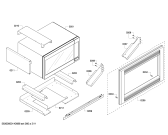 Схема №6 HBL5720UC с изображением Декоративная рамка для плиты (духовки) Bosch 00144788