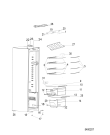 Схема №3 KRBLACKLINESW с изображением Элемент корпуса для холодильника Whirlpool 488000506453