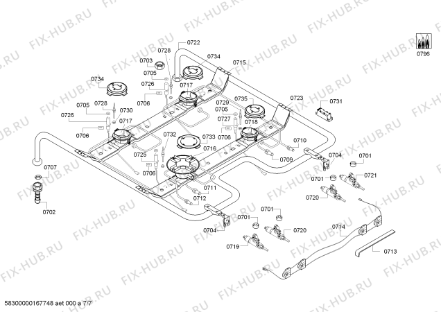 Схема №2 FRS5131GML с изображением Кабель для электропечи Siemens 00627710