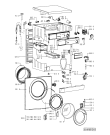 Схема №1 AWV 402/M с изображением Декоративная панель для стиралки Whirlpool 481245210823