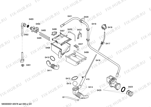 Схема №3 WAE24424IT с изображением Панель управления для стиралки Bosch 00675400