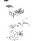 Схема №2 DE60E с изображением Ящичек для плиты (духовки) DELONGHI 39K6E01Y