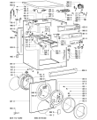 Схема №1 WA 4564-DK с изображением Тумблер для стиральной машины Whirlpool 481228218772